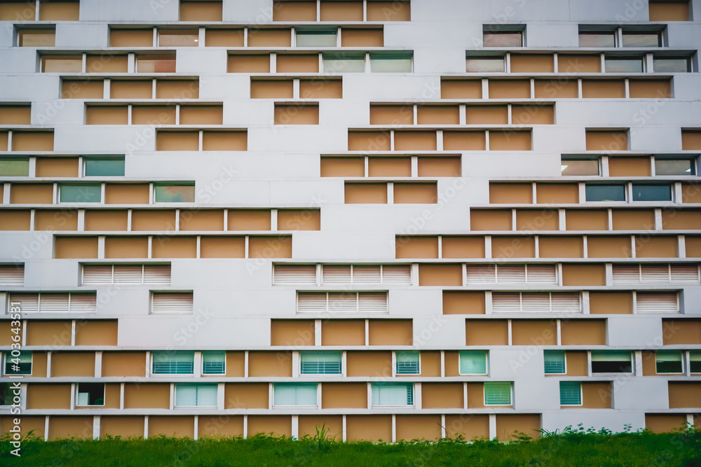 Modern urban architecture of buildings in Jakarta Modern urban architecture of buildings in Jakarta