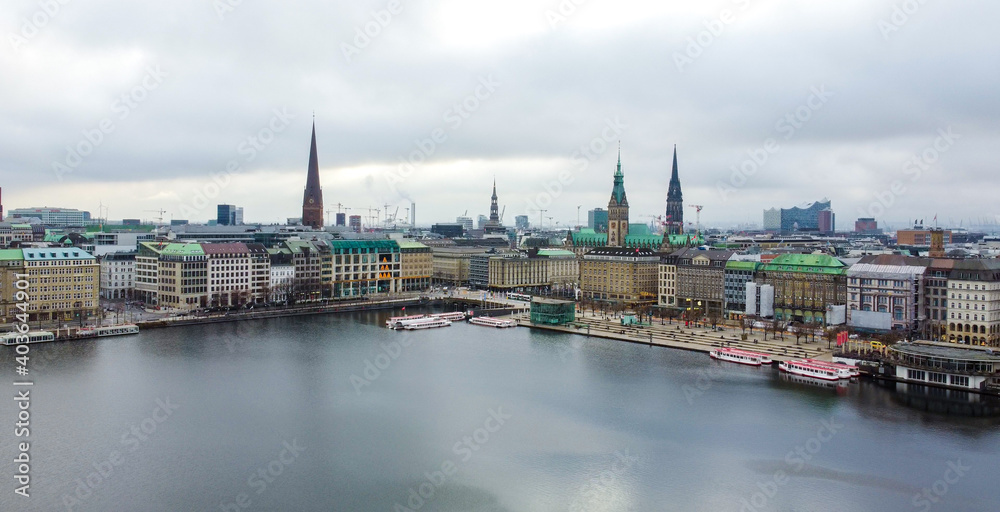 City of Hamburg from above - travel photography