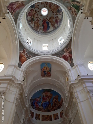 Quadro su tela The interior of the cathedral of the city of Noto in southern Sicily