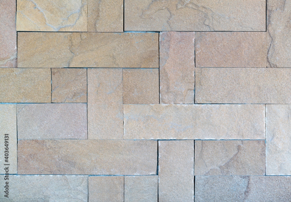 Naklejka premium Old castle wall. Stone wall