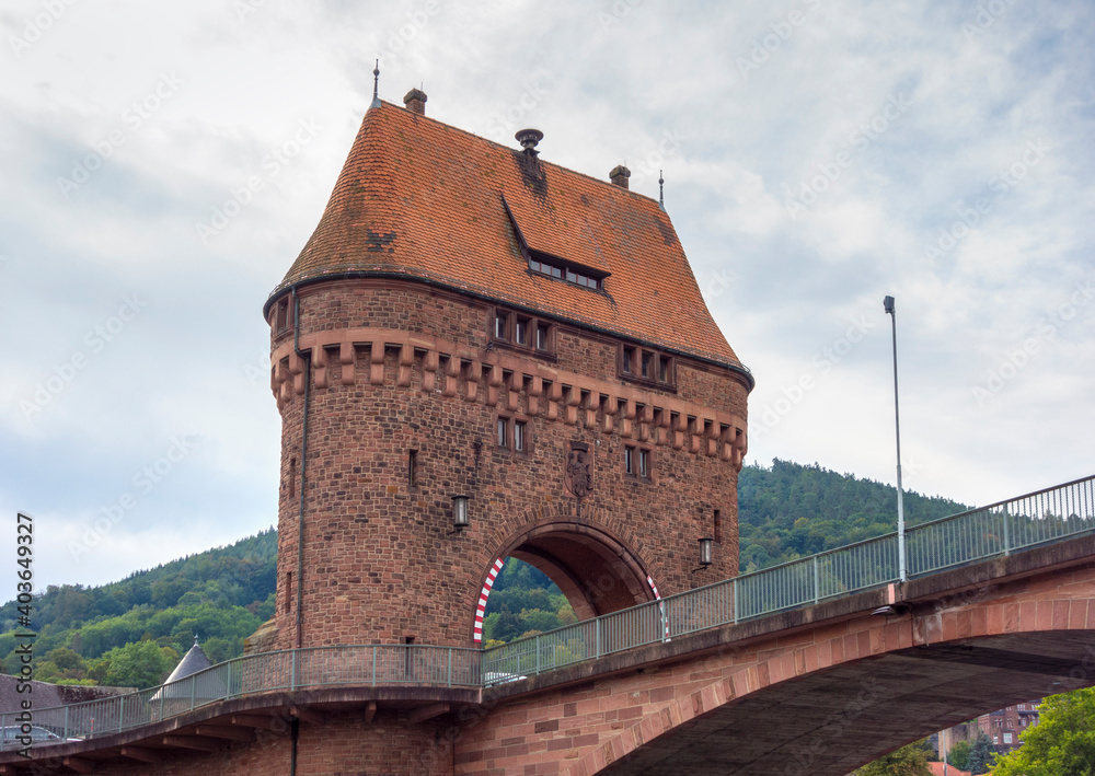 Fototapeta premium gate house in Miltenberg