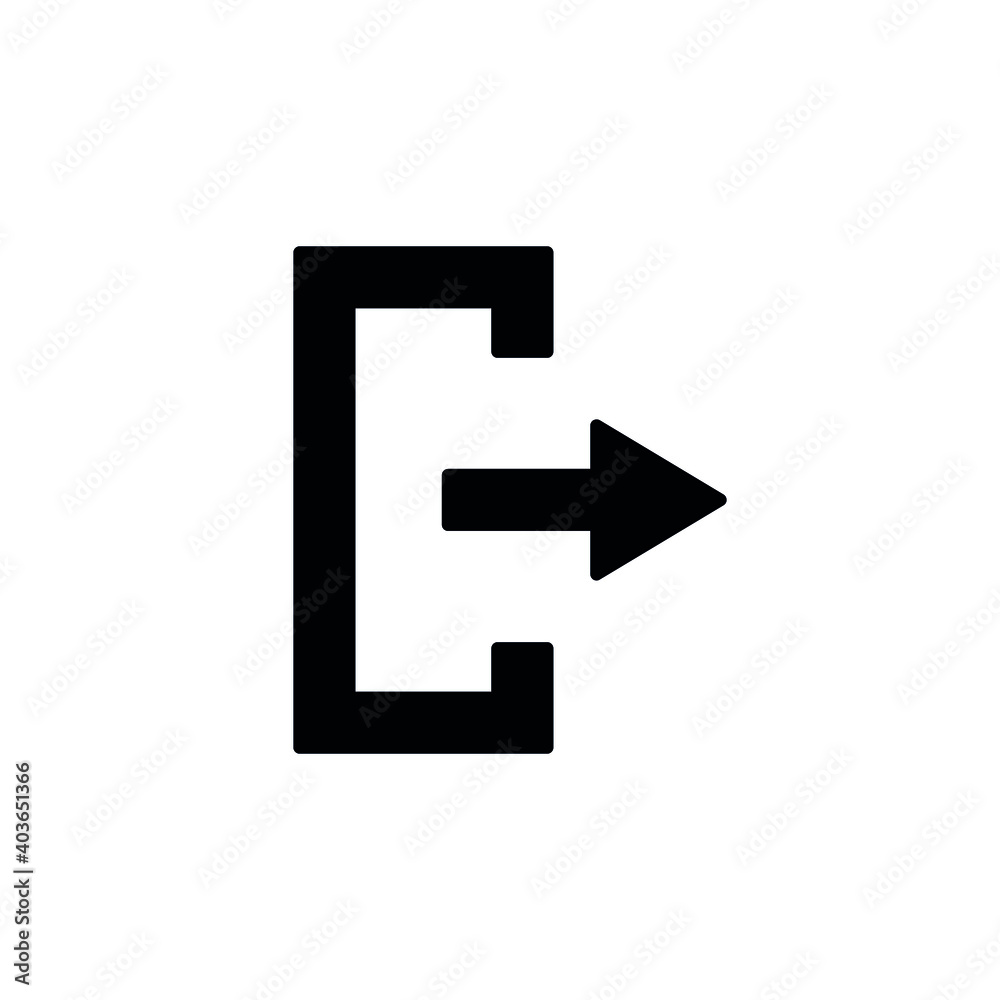 Logout vector icon. Logout illustration for web, mobile apps, design. Logout vector symbol. Logout vector icon. Logout illustration for web, mobile apps, design. Logout vector symbol.