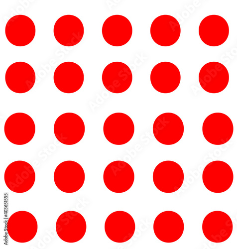 set of red buttons on white