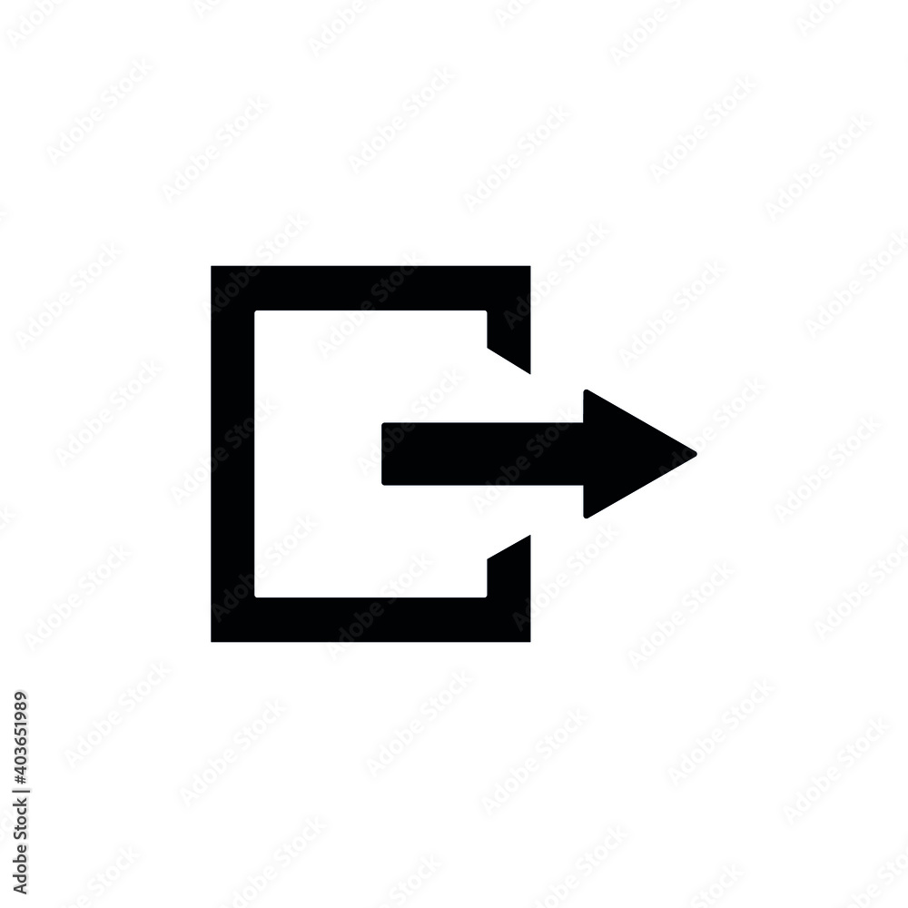 Logout vector icon. Logout illustration for web, mobile apps, design. Logout vector symbol. Logout vector icon. Logout illustration for web, mobile apps, design. Logout vector symbol.