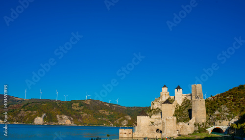 Golubac fortress in Serbia