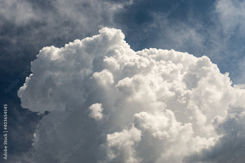 Peaceful and wild clouds running the sky Peaceful and wild clouds running the sky