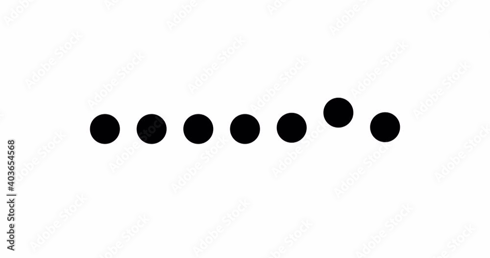 4k render of a loading symbol made of black dots isolated on white background 4k render of a loading symbol made of black dots isolated on white background