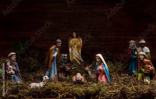 nativity scene with jesus