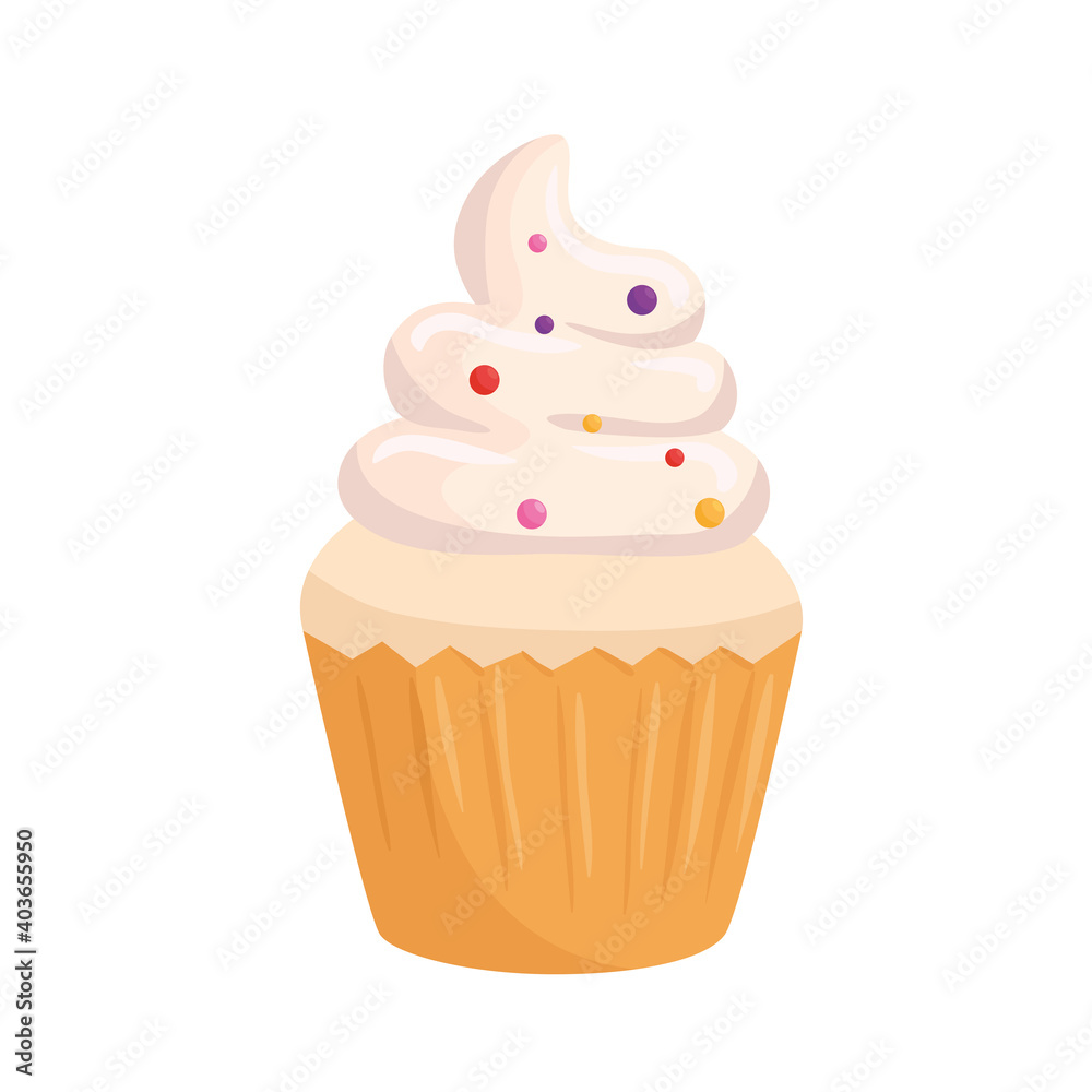 Cupcake design, Muffin dessert sweet and food theme Vector illustration Cupcake design, Muffin dessert sweet and food theme Vector illustration