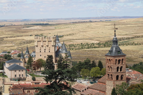 Alcázar de Segovia desde la Catedral de Segovia