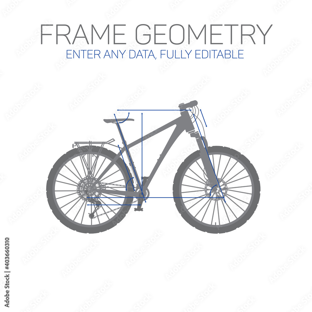 Bicycle, modern geometry. Bicycle, modern geometry.