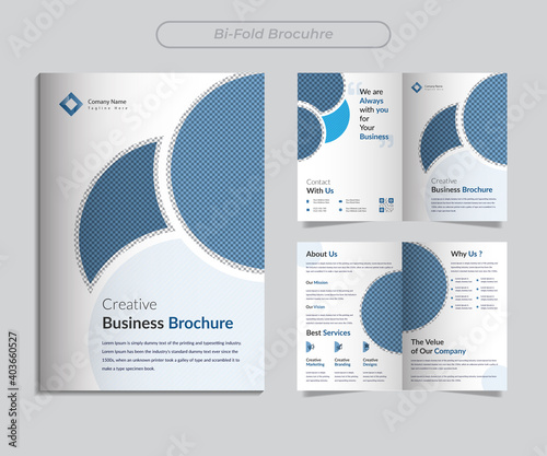 Layout template for company profile, annual report, brochures, flyers, leaflet, magazine, book with cover page design