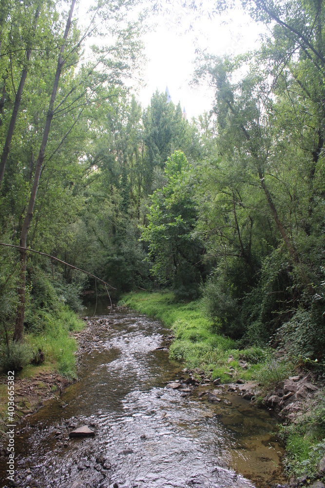 Río Eresma, Segovia, España