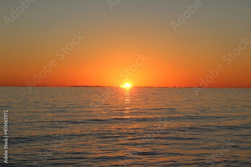 Sunset Off Laguna Beach in Panama City Beach  Florida