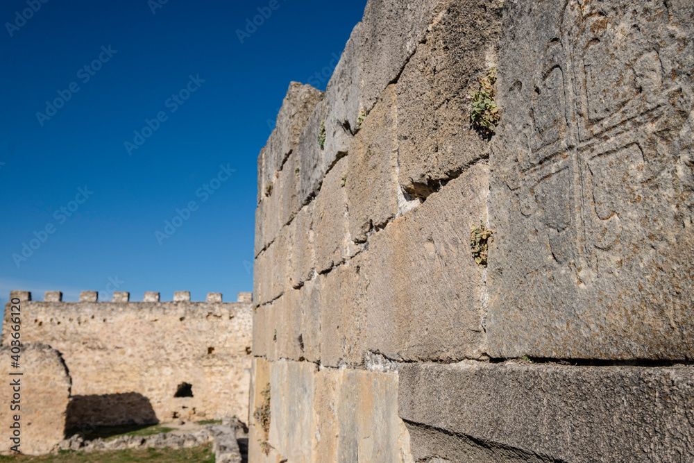 Romanesque hermitage of San Frutos, Las Hoces del Río Duratón Natural Park, Segovia province, Spain