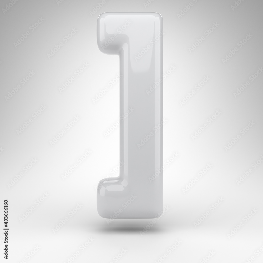 Right square bracket symbol on white background. White plastic 3D rendered sign with glossy surface. Right square bracket symbol on white background. White plastic 3D rendered sign with glossy surface.