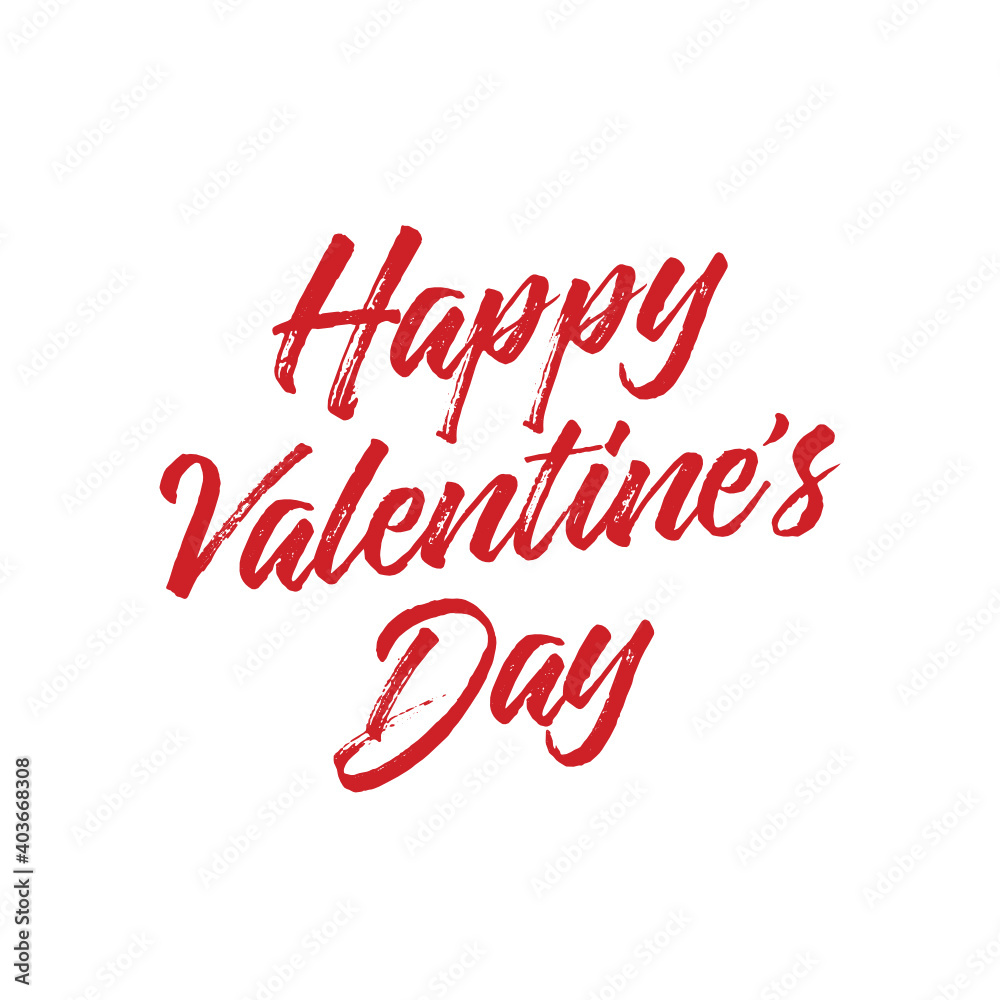 Happy Valentine's Day, Valentine's Day Background, Valentine's Text, Love Greeting Card, Romantic Handwritten Text, Love Letter, Anniversary, Vector Text Background