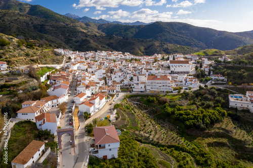 municipio de Sedella en la comarca de la Axarquía de Málaga, Andalucía photo