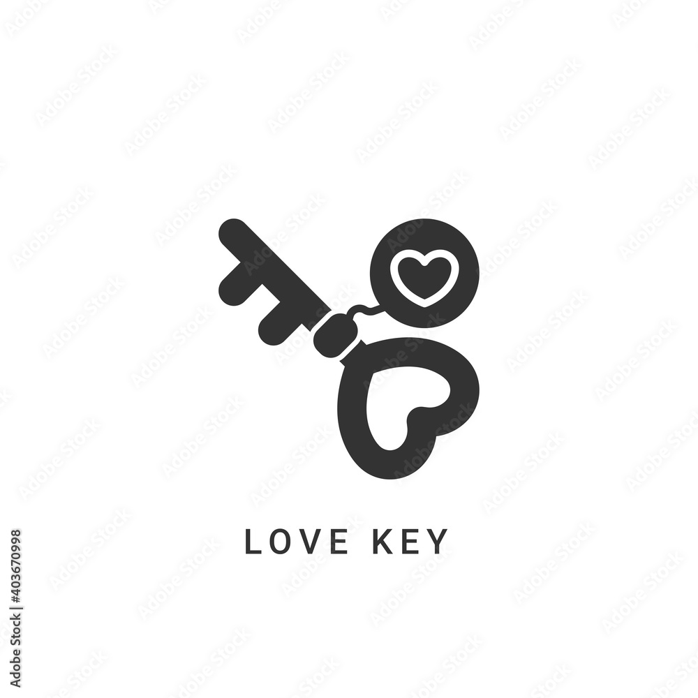 lovekey icon vector illustration. lovekey icon glyph design. lovekey icon vector illustration. lovekey icon glyph design.
