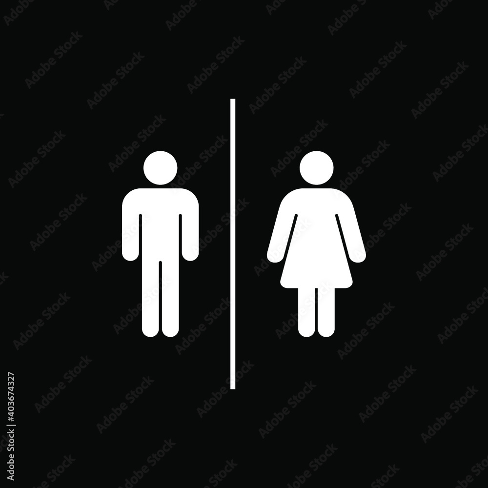 man and women icon wc toilet man and women icon wc toilet