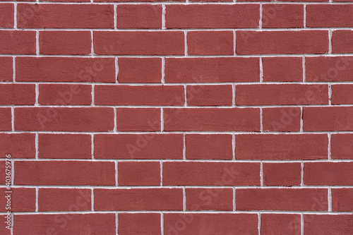 new brick wall of different size bricks as background