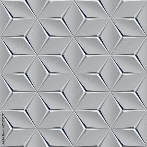 seamless pattern of hexagons