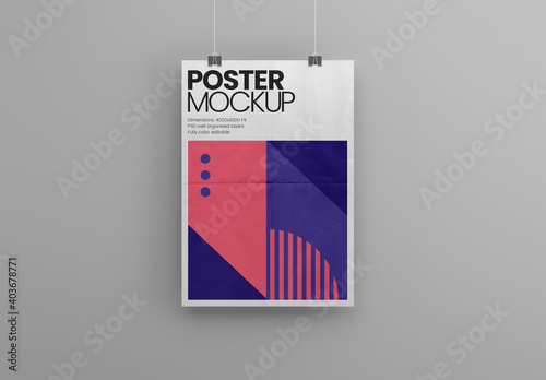 Vertical Poster Mockup