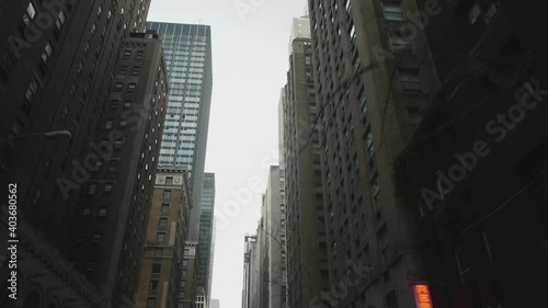 Hand held drive through the city