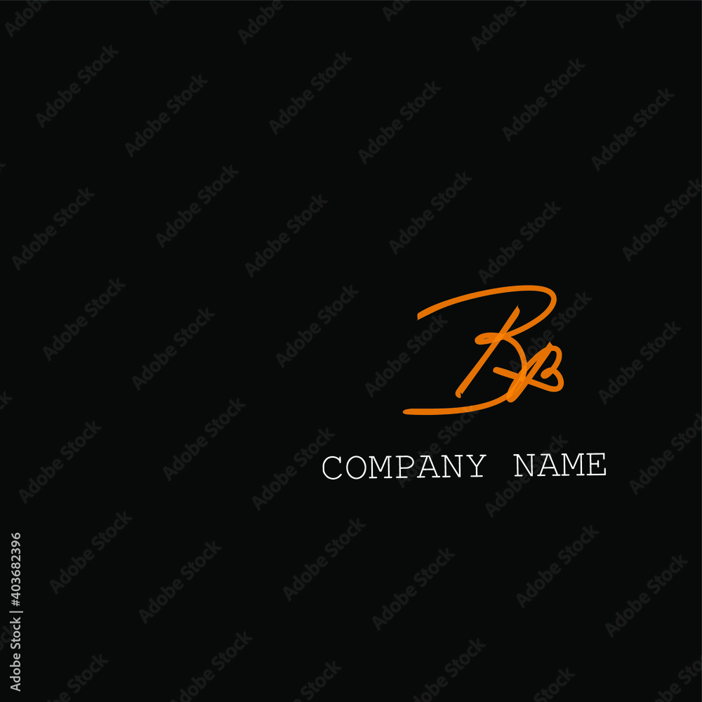 BB handwritten logo for identity BB handwritten logo for identity