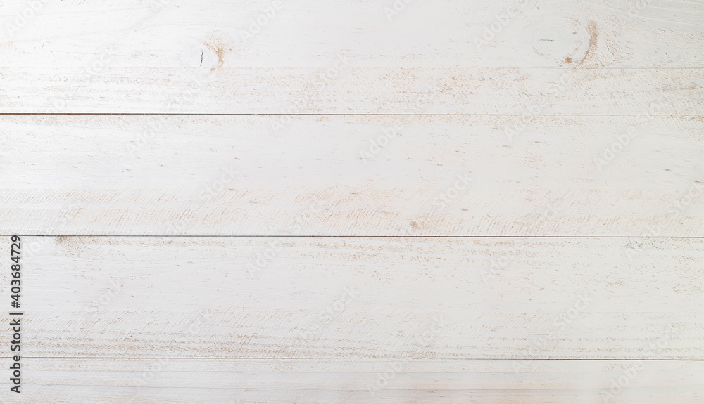 Old white wood table. Rustic wood background Old white wood table. Rustic wood background