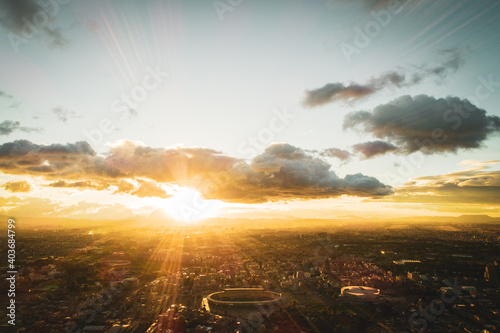 Atardecer Estadio El Campín Bogotá, Colombia 