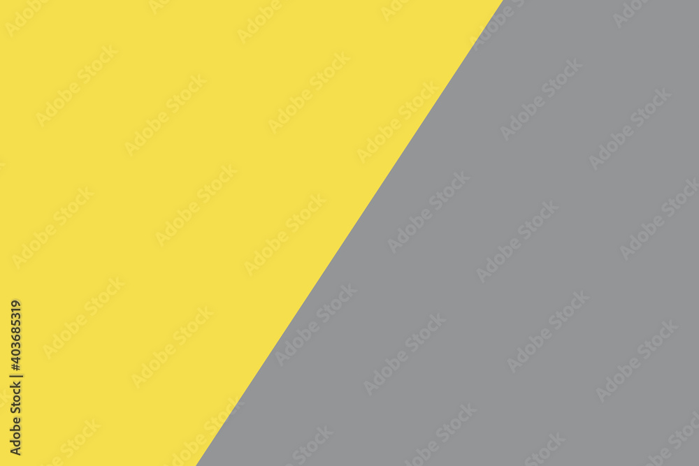 Abstract Geometric Design in Yellow and Gray, Trendy Color Block Background Abstract Geometric Design in Yellow and Gray, Trendy Color Block Background
