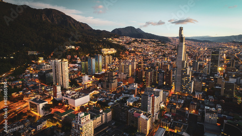 Bogotá, Colombia atardecer