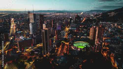 Bogotá, Colombia atardecer