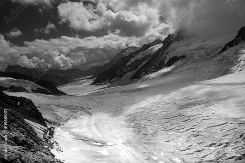 Hiking Swiss Alps, Bernese Oberland, Jungfraujoch, Grindelwald, Switzerland