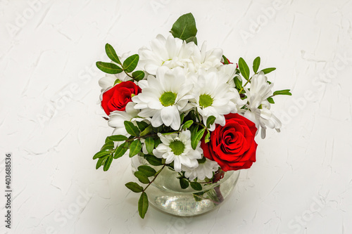 A bouquet of fresh flowers Valentine's day or Wedding