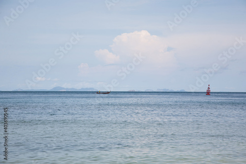 boat on the sea