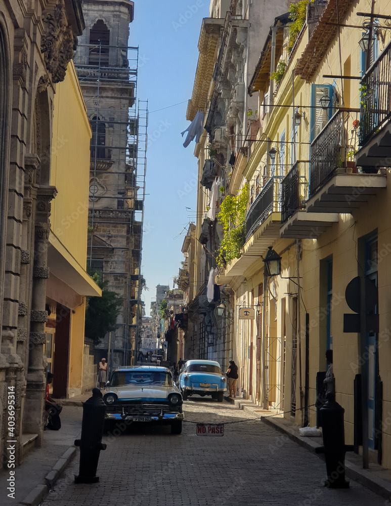 Old Havana street Cuba