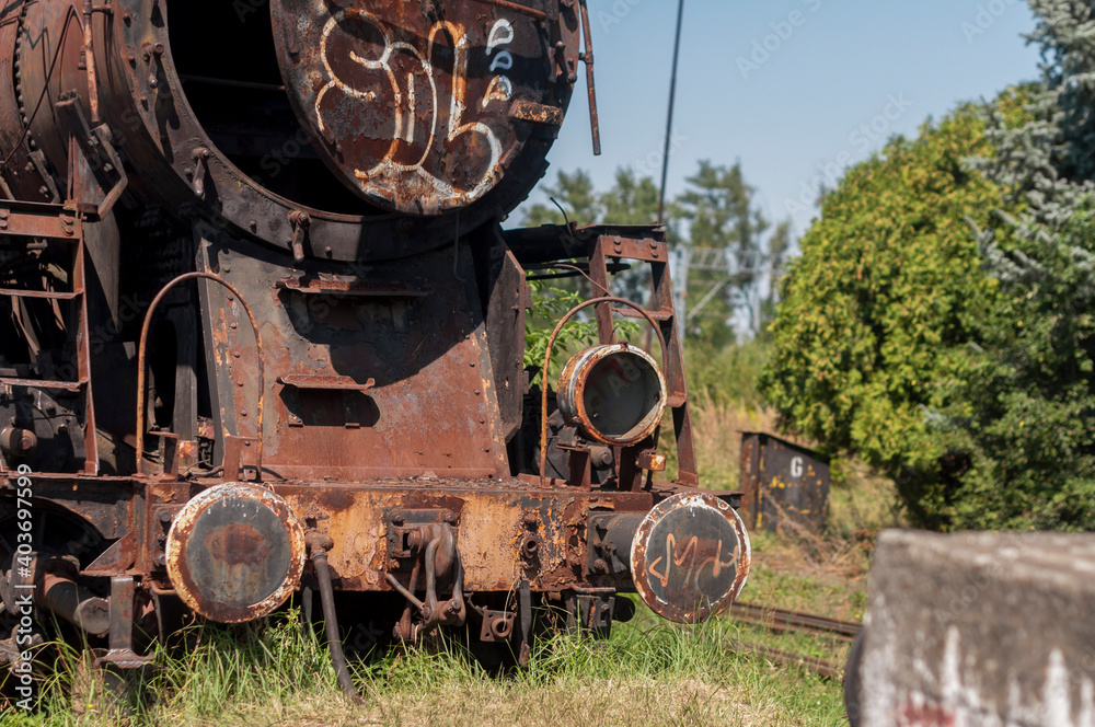 Abandoned Krakow Płaszów Train graveyard Abandoned Krakow Płaszów Train graveyard