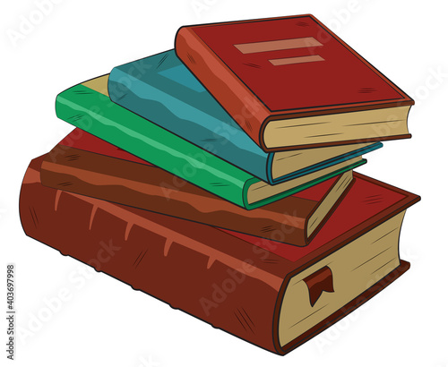 stack of books