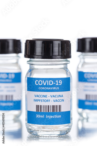 Coronavirus Vaccine bottle Corona Virus COVID-19 Covid vaccines portrait format
