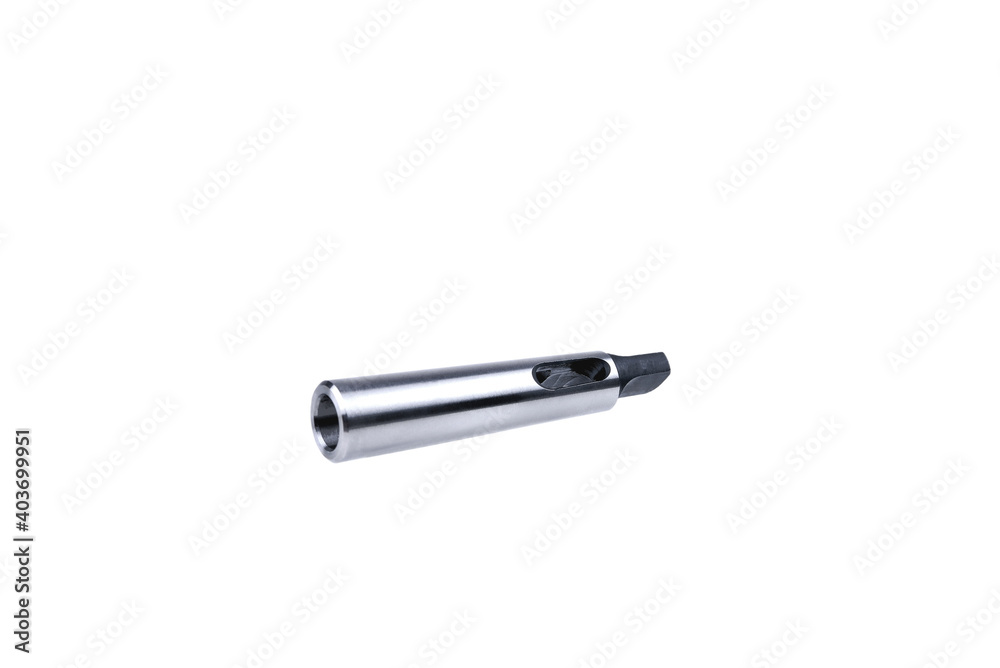 Extension element for drills and cutters used for metal processing, adapter, device simplifying metal processing, close-up Extension element for drills and cutters used for metal processing, adapter, device simplifying metal processing, close-up