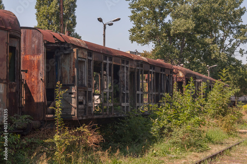 Abandoned Krakow Płaszów Train graveyard