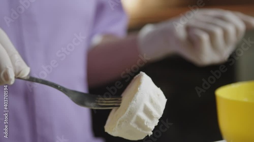 close up of a cake