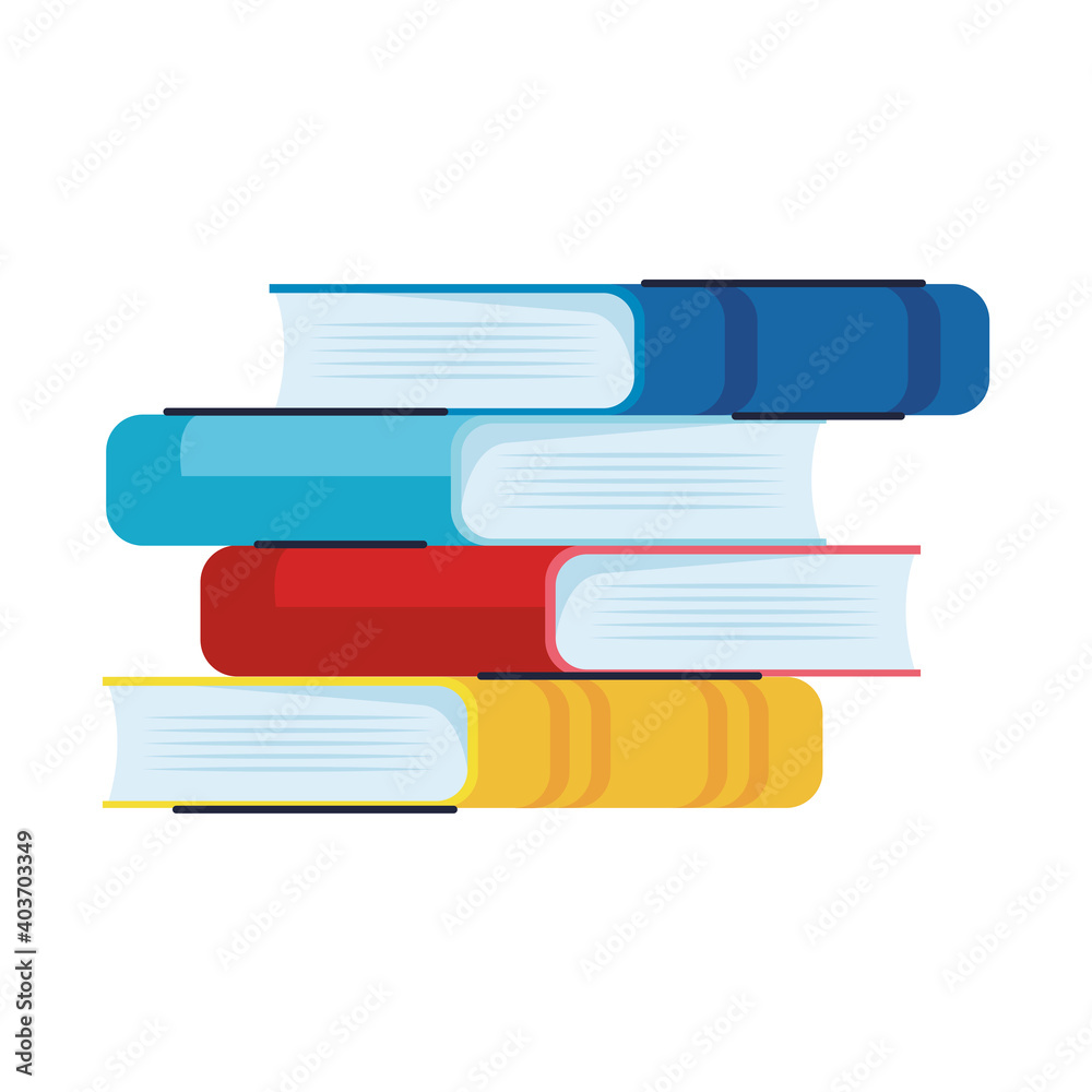 pile text books library set icons vector illustration design pile text books library set icons vector illustration design