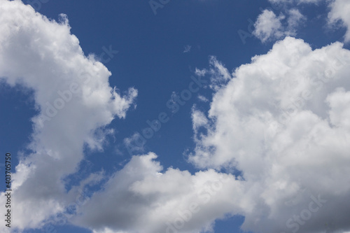 blue sky with clouds