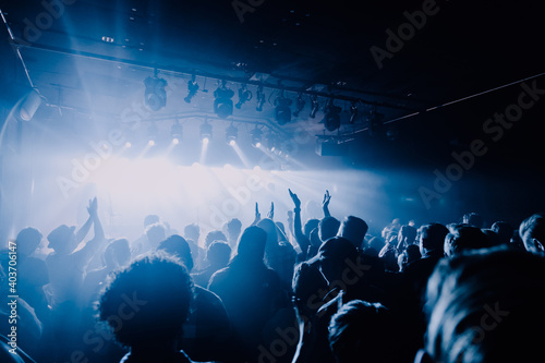 Obraz w ramie crowd at concert
