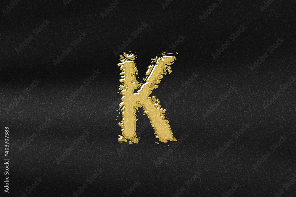 Kappa sign. Kappa letter, Greek alphabet Symbol Stock Illustration | Adobe  Stock