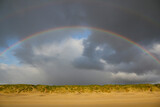 Rainbow Above The Dunes Of Denmark