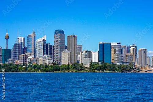 Australia, Sydney, the skyline of the central business district  © Angela Meier